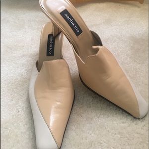 🖤 Tan Sacha Too Low Heel Mules